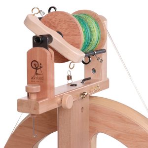 Ashford Spinning Wheel Kiwi 3 with folding treadles, lacquered