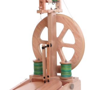 Ashford Spinning Wheel Kiwi 3 with folding treadles, lacquered